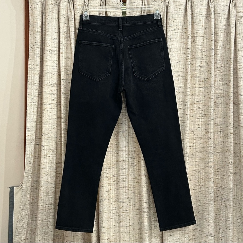 Agolde Riley High Rise Straight Crop Jeans - Picture 8 of 9